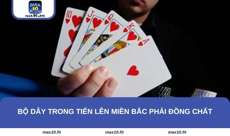 Bộ dây trong tiến lên miền Bắc phải đồng chất